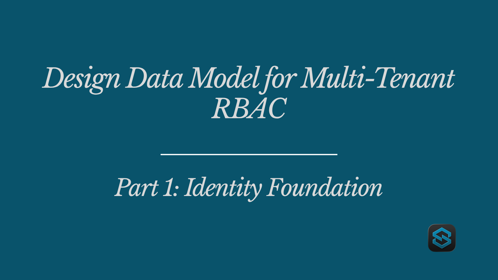 Design Data Model for Multi-Tenant RBAC
