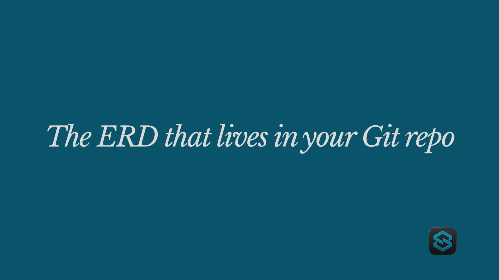 The ERD that lives in your Git repo