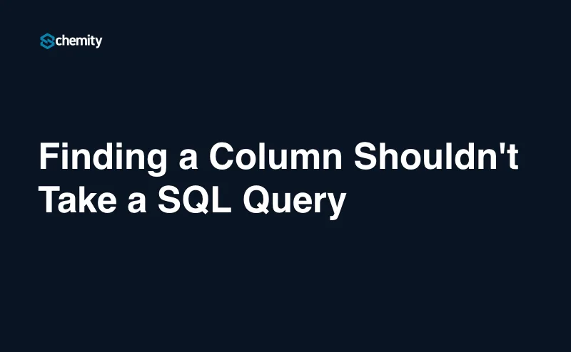 Finding a Column Shouldn't Take a SQL Query