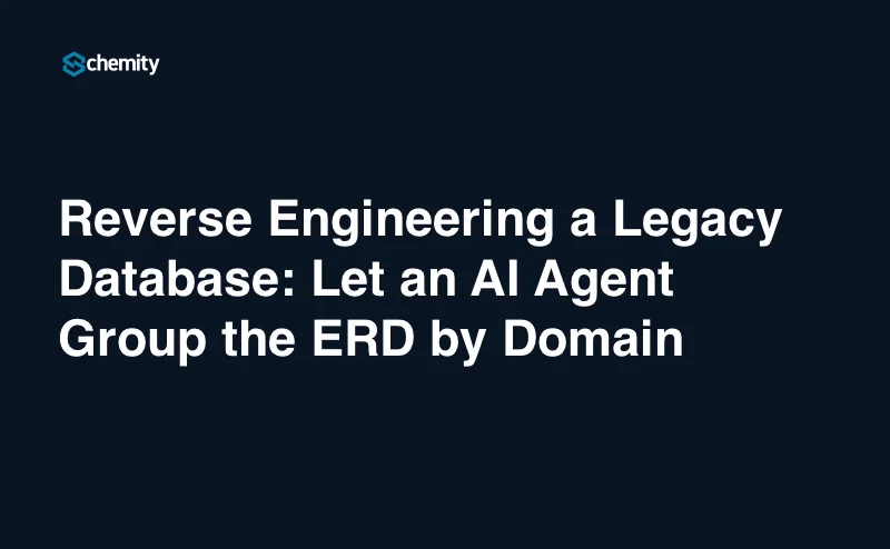 Reverse Engineering a Legacy Database: Let an AI Agent Group the ERD by Domain